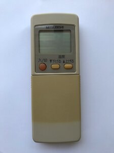 【電池付き】★中古★三菱(MITSUBISHI)　GP71　エアコン　エアコンリモコン　クーラー　クーラーリモコン