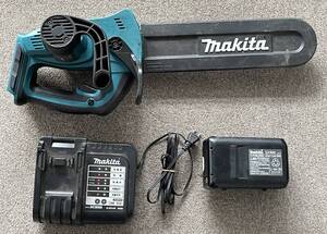 16098 マキタ MAKITA MUC350D 充電式チェーンソー 充電器 Li-ionバッテリー 現状品 動作未確認 汚れ有 中古品 簡易包装で発送