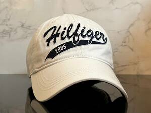 【未使用品】586KB上品★TOMMY HILFIGERトミー・ヒルフィガ－ チノキャップ CAP 上品で高級感のあるホワイトのコットン素材《FREEサイズ》