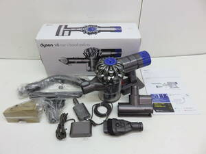 dyson ダイソン V6 HH08 サイクロン式 コードレス ハンディクリーナー 分解洗浄 通常19分可動 Car+Boat Extra 付属品未使用 動作品 美品 