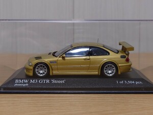 ミニチャンプス BMW M3 GTR Street 1/43ミニカー