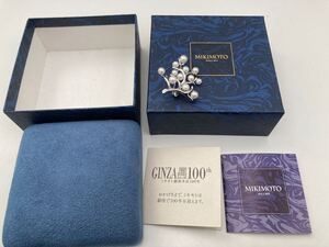 ミキモト　MIKIMOTO パールブローチ　美品　