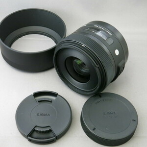 【美品】SIGMAシグマ　キヤノンEF用30mmF1.4DC(A)　CanonキヤノンEFマウント(キャノン）★NO.7370