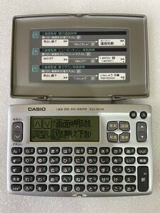 RM7182 CASIO カシオ 電子辞書EX-word エクスワード XD-80A-N 通電確認済 送料 230 0221