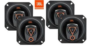 4個セット　JBL 4TRMS80 コアキシャル カースピーカー 10cm 4Ω カースピーカー カーオーディオ カーステレオ 外向き 重低音