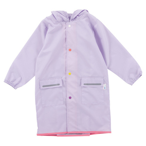 ☆ ラベンダー ☆ M(100-120cm） ☆ ワールドパーティー W.P.C KIDS PONCHO WKR子供用レインポンチョ レインコート キッズ ランドセル