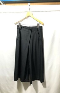 S6★美品！RADIATE ラディエイト ガウチョパンツ★黒 レディース38 M 秋冬