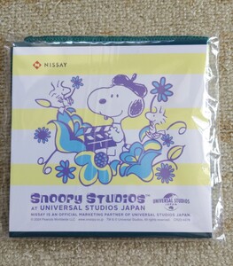 日本生命 ノベルティ Snoopy Studios マイクロファイバータオル 中古(未使用) 