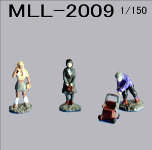 MLS2009街行く女性・1/150 Nゲージに最適！フィュギュアシリーズ