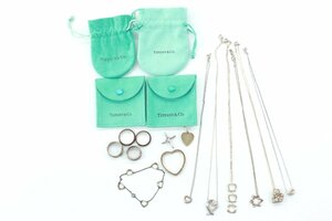 【14点】TIFFANY&Co ティファニー SILVER925 ネックレス リング ブレスレット ペンダントトップ等 まとめ売り 9253-A