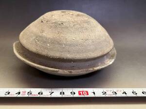 蓋物■土器 須恵器 喰籠 土物 カケ有 発掘品 須恵器 古代 古美術 時代物 骨董品■