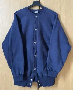 Champion REVERSE WEAVE L ネイビー スナップカーディガン