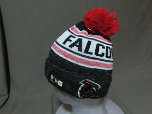 USA購入 ニューエラ【NEWERA】製 NFLオフィシャル アトランタ ファルコンズ 【Atlanta Falcons】ロゴ刺繍入りニットキャップ新品未使用