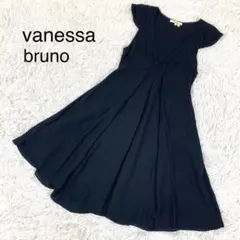 vanessa bruno ブラックカラー  ノースリーブ ワンピース