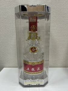 【SYC-0608.1-1】1円スタート 未開栓 五粮液 ゴリョウエキ 中国酒 WU LIANGYE 500ml 52% 酒 中国 名酒 香型白酒 ケース入り 保管品