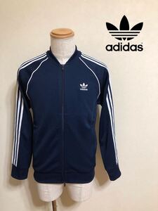 【新品】 adidas originals アディダス オリジナルス トレフォイル ジャージ トラックトップ サイズL 長袖 ネイビー GF0197