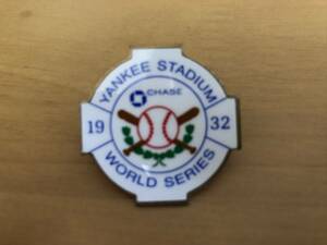 （非売品）ニューヨークヤンキース1932年ワールドシリーズ優勝記念ピンバッジ