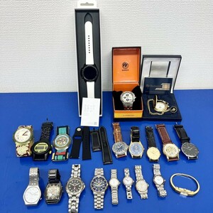 Q234-00012 腕時計 懐中時計 まとめ売り 20点 SWISS EAGLE RICOH NIXON LONGINES GIVENCHY 稼働品有り