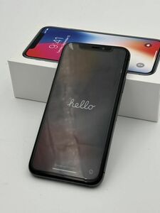 M361　iPhone X 256GB SIMフリー スペースグレー　バッテリーサービス