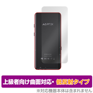 AGPTEK A19 背面 保護 フィルム OverLay FLEX 低反射 for MP3プレイヤー AGPTEKA19 本体保護フィルム 曲面対応