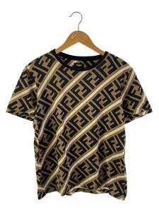 FENDI◆Tシャツ/XL/コットン/CML/総柄/FY0894 A7A8