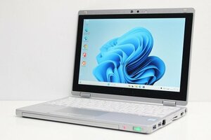 1円スタート ノートパソコン 2in1PC Windows11 WPS office搭載 Panasonic レッツノート CF-RZ6 第7世代 Core i5 SSD256GB メモリ8GB