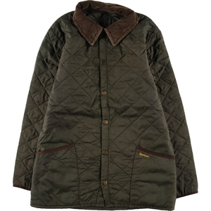 古着 00年代 バブアー Barbour リッズデイル 旧3ワラント キルティングジャケット パファージャケット 英国製 メンズM相当 /eaa507544