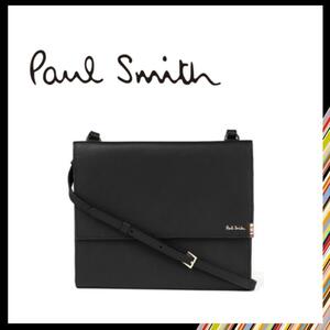 ○★新品 未使用 Paul Smith トラベル グループ レザー サコッシュ○●