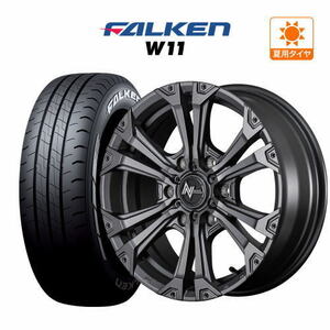 200系 ハイエース ホイール 4本セット MID ナイトロパワー ジャベリン Limited Edition ファルケン W11 215/65R16