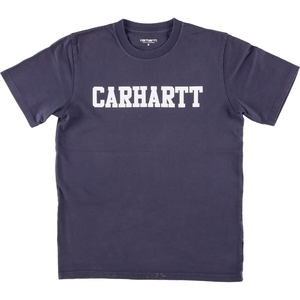 古着 カーハート Carhartt 半袖 ロゴTシャツ メンズS /eaa430925