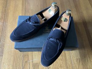 Crockett & Jones 6 1/2E REDBOURN ネイビースウェードローファー BEAMS F クロケット ジョーンズ Cavendish