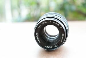 送料無料 分解清掃済み Helios-44M-4 58mm f2 ヘリオス M42ぐるぐるボケ オールドレンズ 単焦点 ヘリオス44-2 003