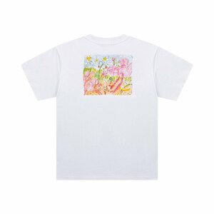 MARNI マルニ コットン かわいい 花柄 半袖 Tシャツ ホワイト メンズ レディース ｔシャツ 40サイズ