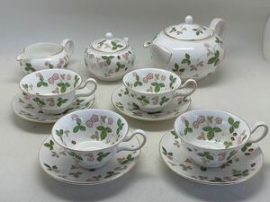 WEDGWOOD ウェッジウッド WILD STRAWBERRY ワイルドストロベリー ティーセット