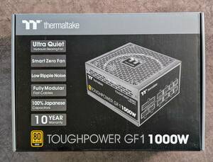 Thermaltake ATX電源 1000W80PLUS GOLD認証TOUGHPOWER GF1 GOLD 1000W PS-TPD-1000FNFAGJ-1 サーマルテイク