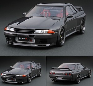 1/18 Nissan Skyline GT-R Nismo (R32) Gun Gray Metallic IG0602 IG model イグニッションモデル スカイライン BNR32 ニスモ R34 日産