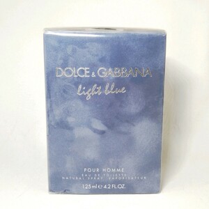 A 51 Φ 【 125ml 新品未開封 】 DOLCE&GABBANA light blue POUR HOMME ドルチェアンドガッバーナ ライトブルー EDT SP 香水 フレグランス