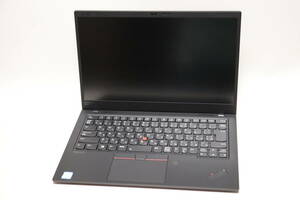 m699. Lenovo / ThinkPad X1 Carbon / 20QECTO1WW / Core i7-8世代 / メモリ不明 / SSDなし / 通電確認・ジャンク
