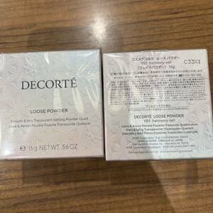 新品コーセー コスメデコルテ KOSE COSME DECORTE ルースパウダー #101 2個