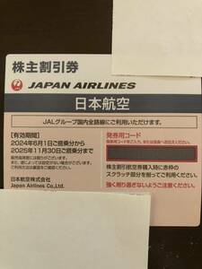 日本航空 JAL 株主優待　割引券