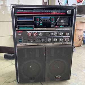 TONO★ AIWA STEREO RADIO CASSETTE WITH8 TRACK PLAYER KA-80 ラジオステレオ コンポ ラジカセ