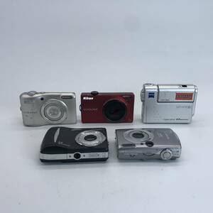 84【他にも出品中】デジタルカメラ 5台セット まとめ売り OLYMPUS Panasonic PENTAX FinePix SONY LUMIX