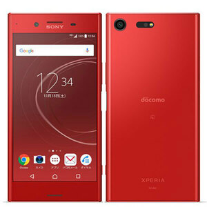 バッテリー80％以上 良品 SO-04J Xperia XZ Premium Rosso 中古 SIMフリー SIMロック解除済