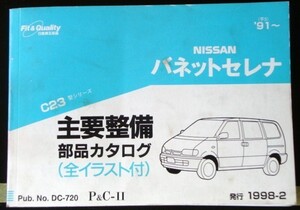 日産 VANETTE SERENA C23 1991～ 主要整備部品カタログ