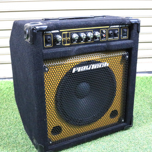 【通電OK】 PLAYTECH プレイテック JAMMER BASS 35 コンボベースアンプ 楽器 器材 ブラック×イエロー ギター 楽器演奏_JFC_B1216-F023