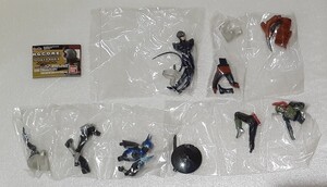 バンダイ ガシャポン HG CORE 仮面ライダー 再改造、新たなる闘い編 全9種中4種 ミミズ男 スネーク THE FIRST