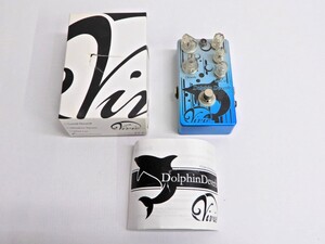 103Z142★【中古品】Vivie/ヴィヴィ DolphinDeverb ディレイ+リバーブ ギター用エフェクター