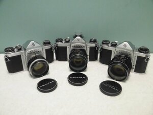 E096/ジャンク品【PENTAX ペンタックス 一眼レフカメラ S3/SV/S2・Super/Auto-takumar レンズ等 色々まとめて 計9点】コレクション