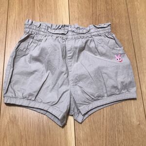 【中古】miki HOUSE ミキハウス　HOT BISCUITS ホットビスケッツ　ショートパンツ サイズ80