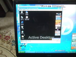 美品 Win98 Win95 XP FUJITSU FMV-NB75R P.M.1.73GHz/1.00GB/100GB/office2007/Multi